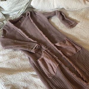 Free people lavender cardigan
